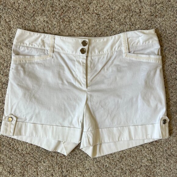 White House Black Market Pants - White House Black Market | White Dress Shorts | Size 8